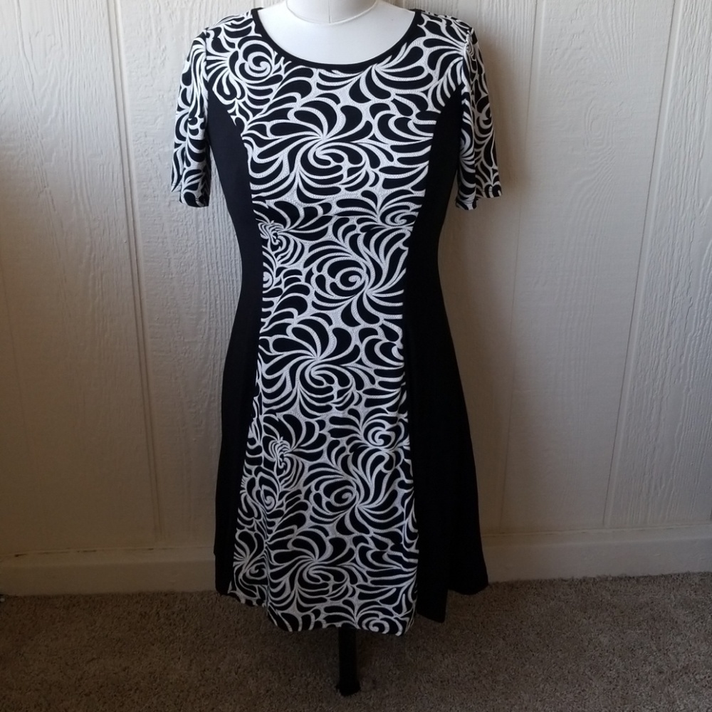 Black and White Dress